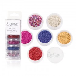 Set Caviar Manicure 6 Colori